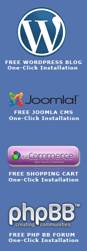 Buat website anda dengan WordPress, Joomla, OS Commerce, dll